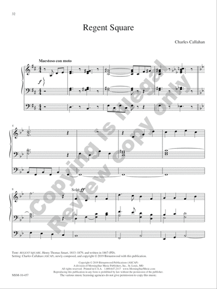 Be Joyful! Organ scores gallery preview page 13