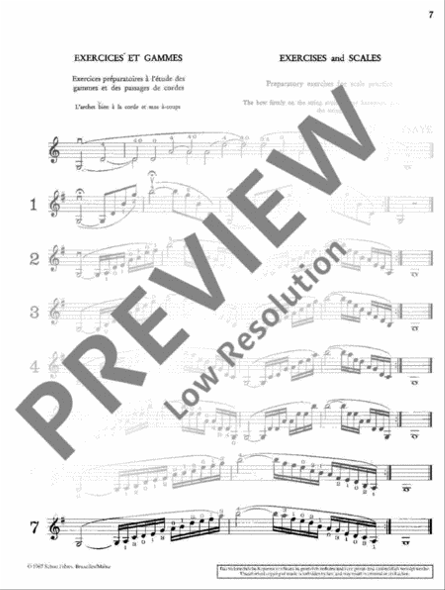 Exercises and Scales Violin scores gallery preview page 8