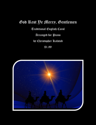 Book cover for God Rest Ye Merry, Gentlemen (Piano Solo)