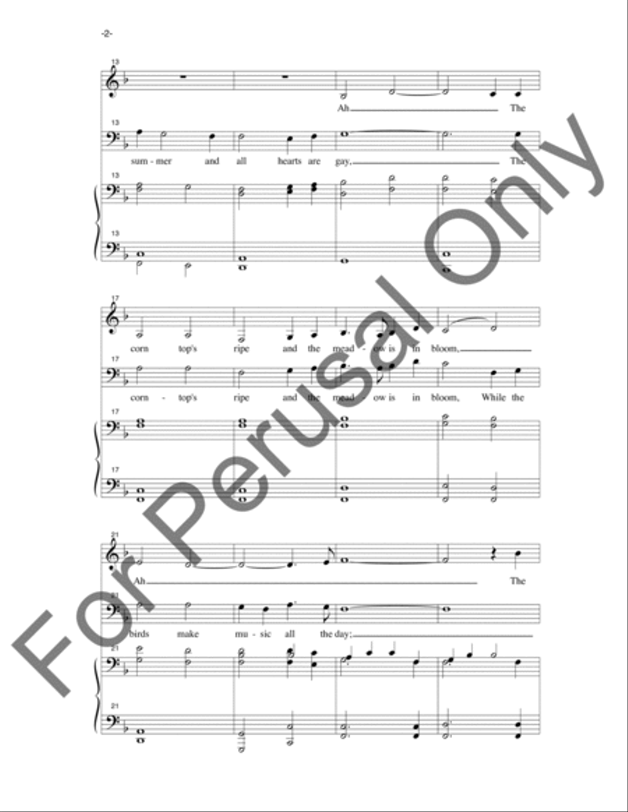 My Old Kentucky Home 4-Part scores gallery preview page 3