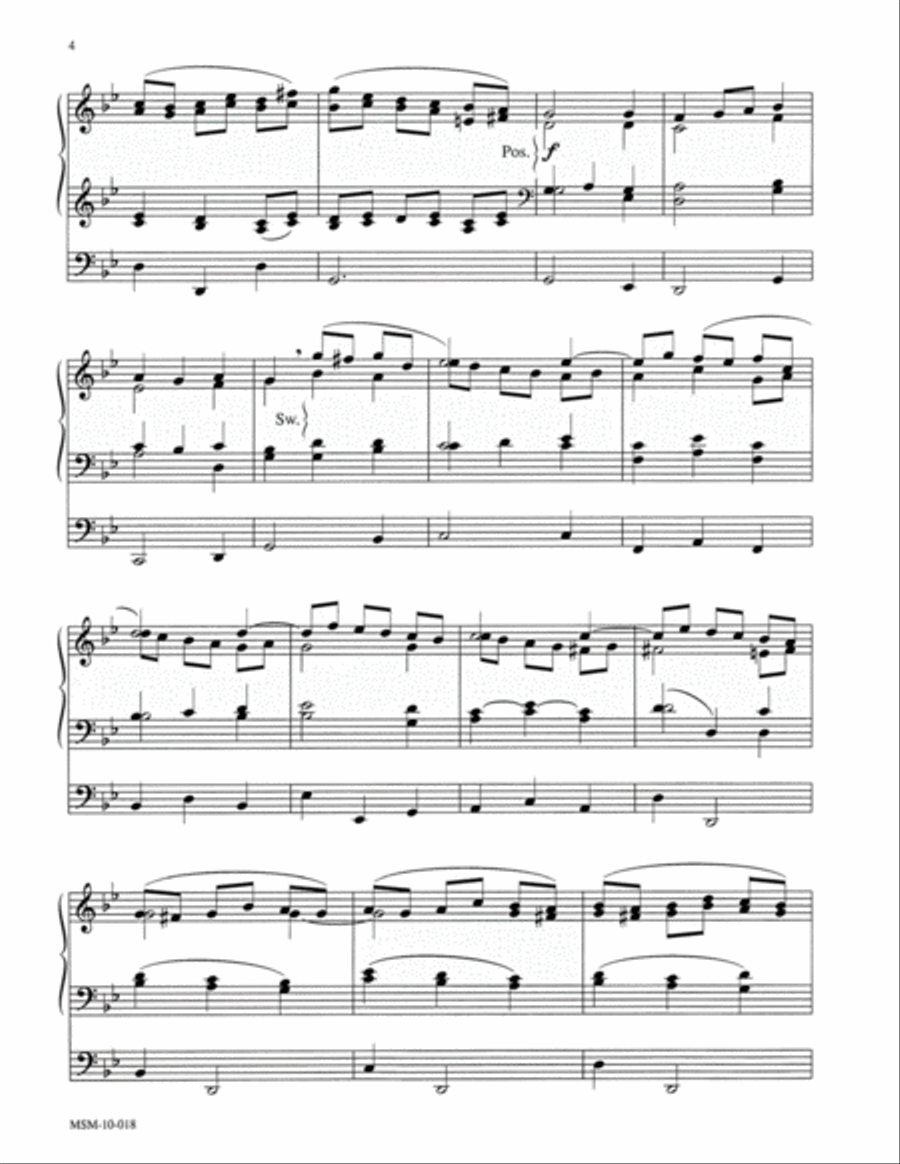 Improvisation on Savior of the Nations, Come Organ scores gallery preview page 3