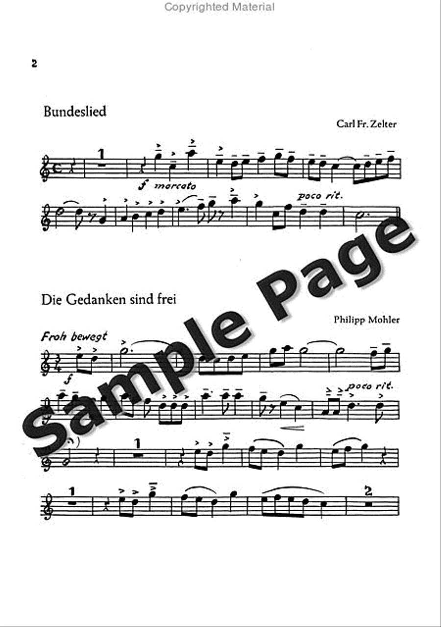 Mohler Ph Festliche Liedkantate Op37(dsb TTBB scores gallery preview page 19
