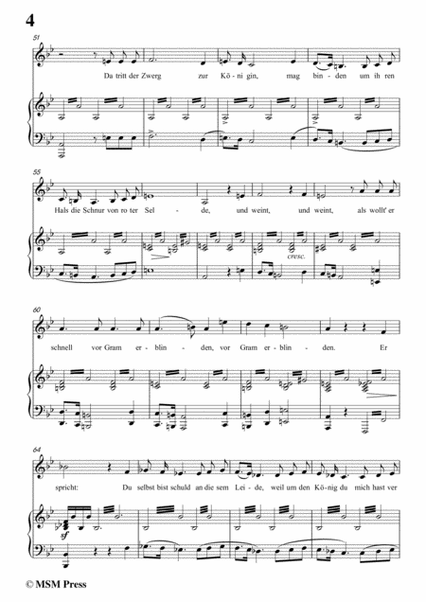 Schubert-Der Zwerg,Op.22 No.1,in g minor,for Voice&Piano image number null