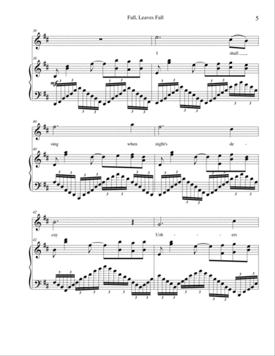 Three Sisters - A Song Cycle for Lyric Coloratura Soprano Coloratura Soprano scores gallery preview page 6