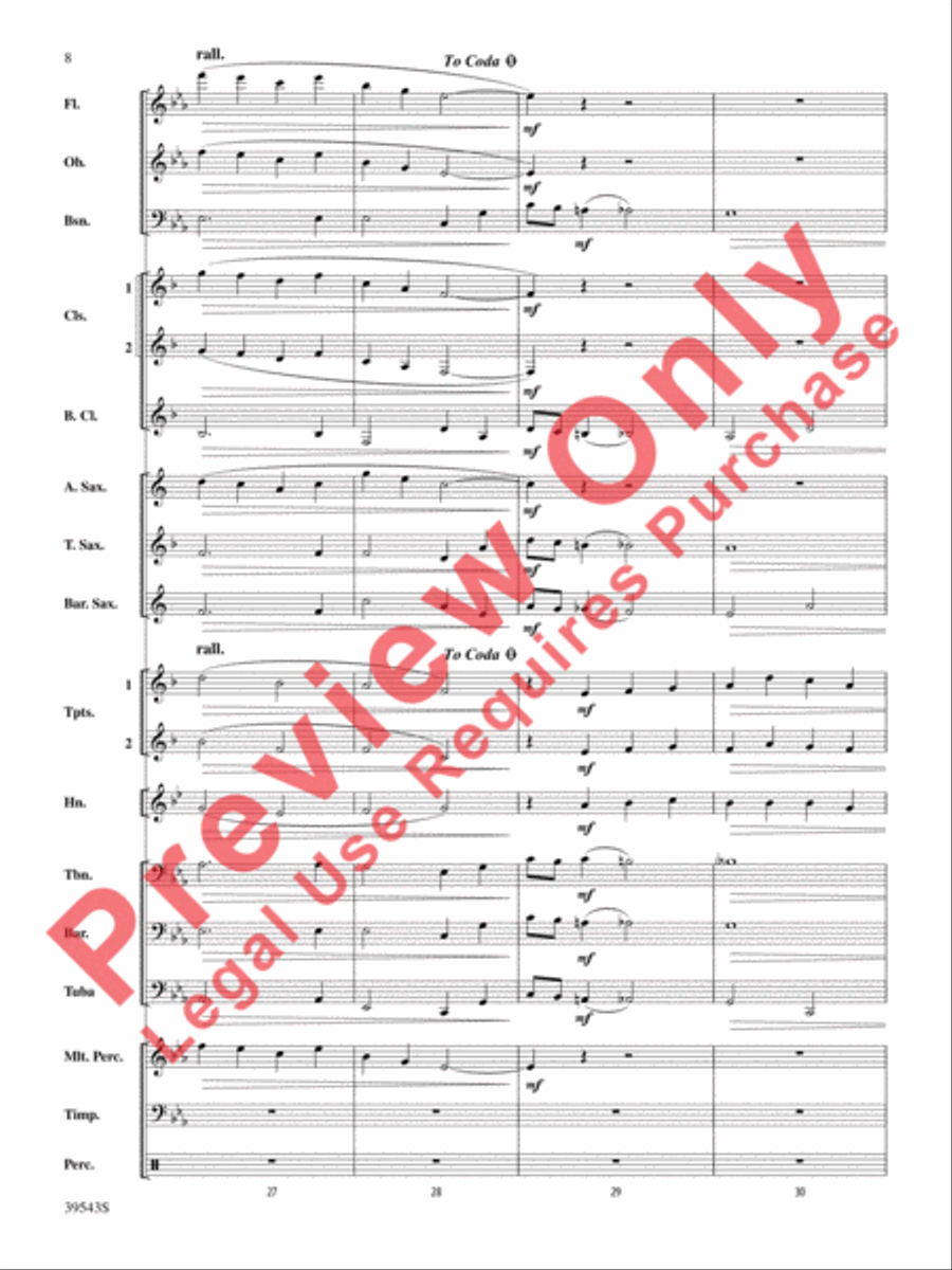 Londonderry Air Londonderry Air Concert Band scores gallery preview page 9