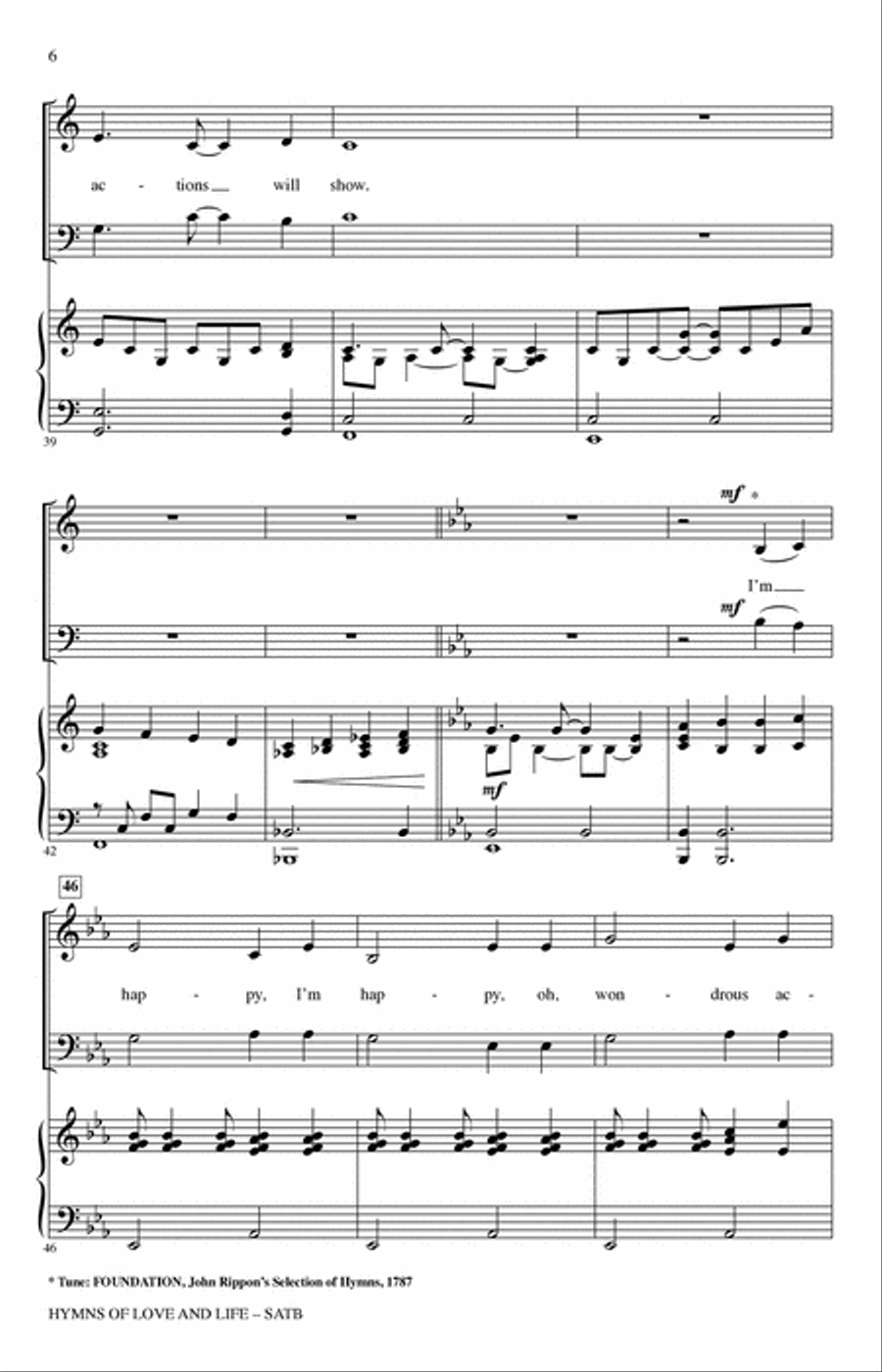 Hymns Of Love And Life Hymns Of Love And Life 4-Part scores gallery preview page 5