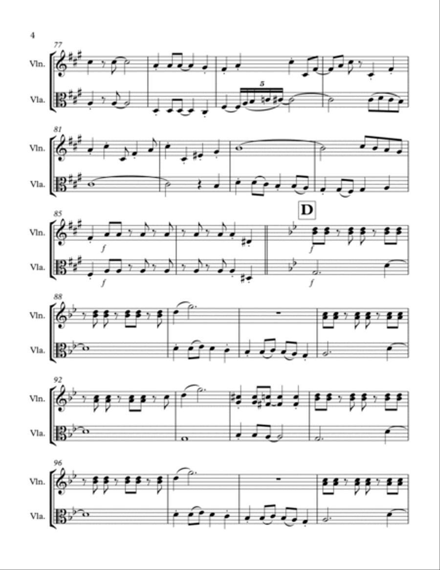 Puttin' On The Ritz String Duet scores gallery preview page 4