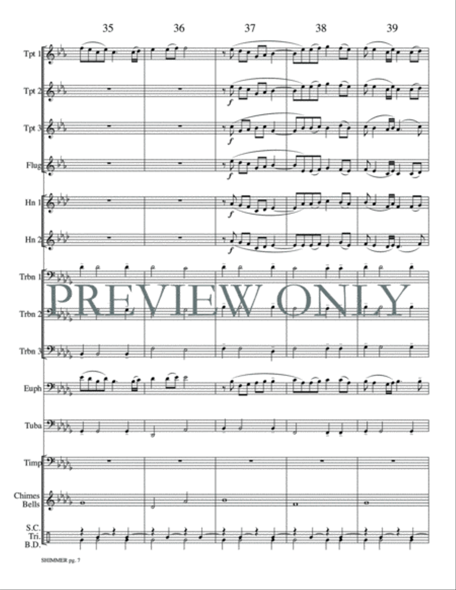 Shimmer Small Ensemble scores gallery preview page 9