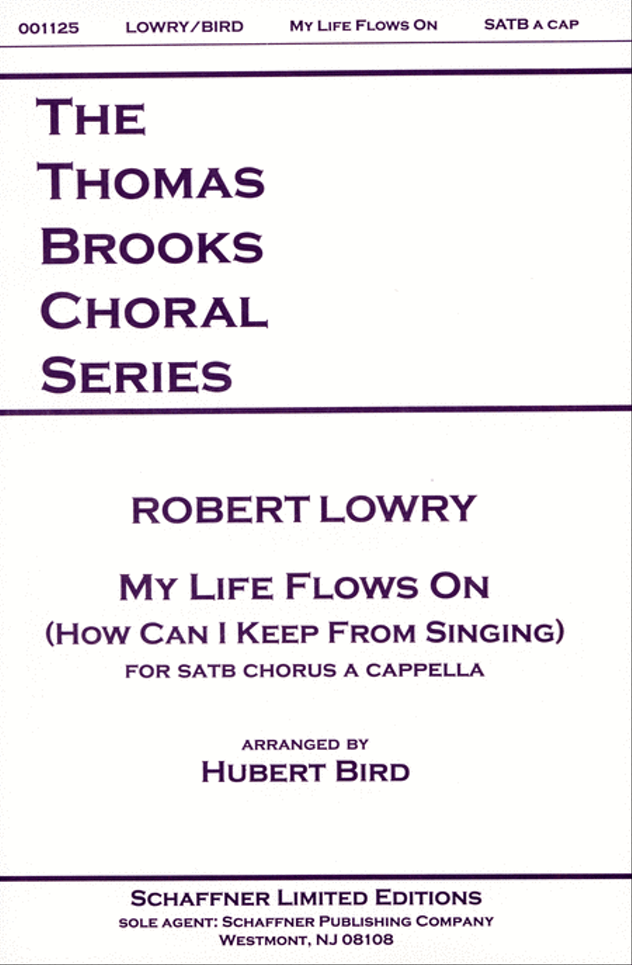 My Life Flows On (How Can I Keep From Singing) 4-Part scores gallery preview page 1