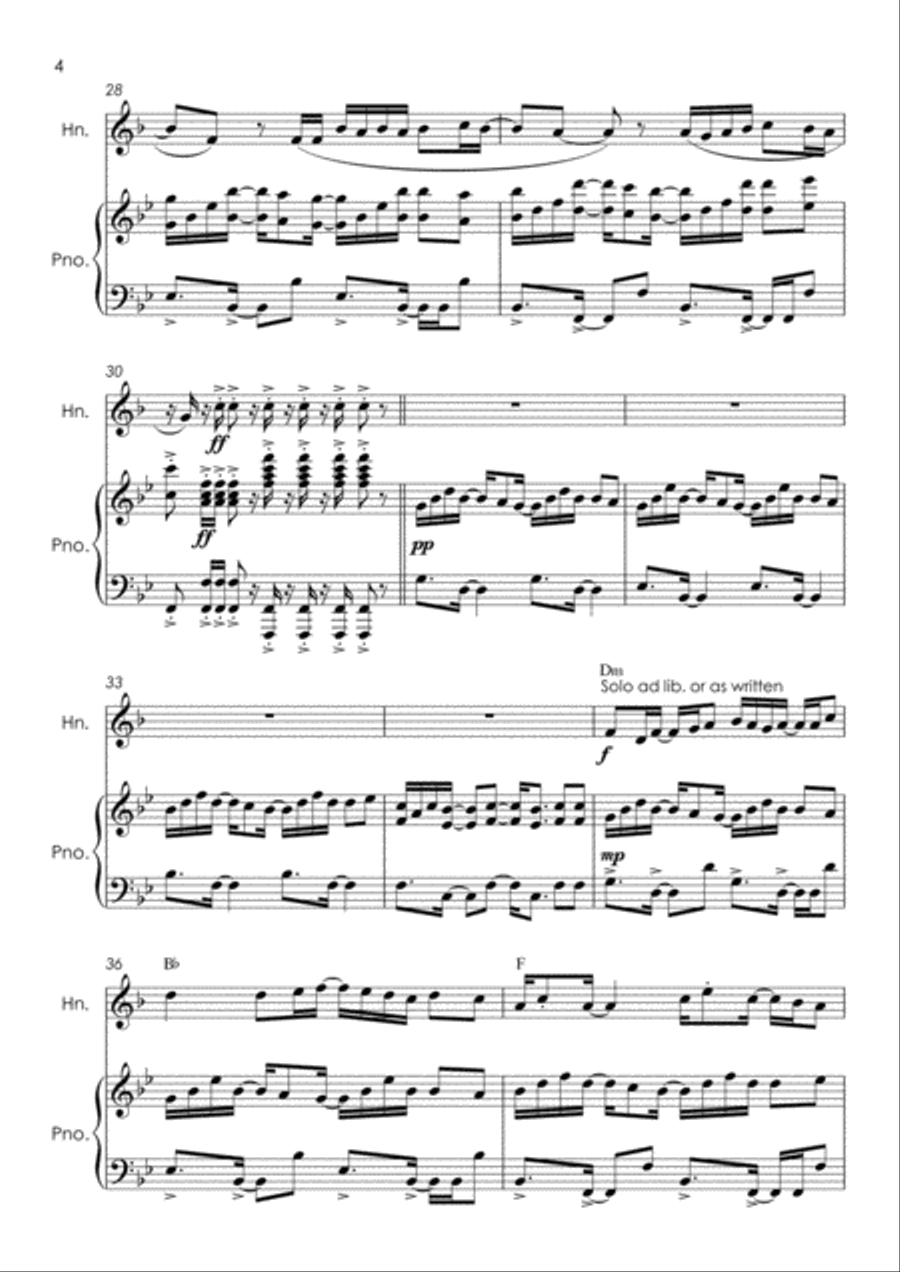 Despacito Despacito Horn scores gallery preview page 5