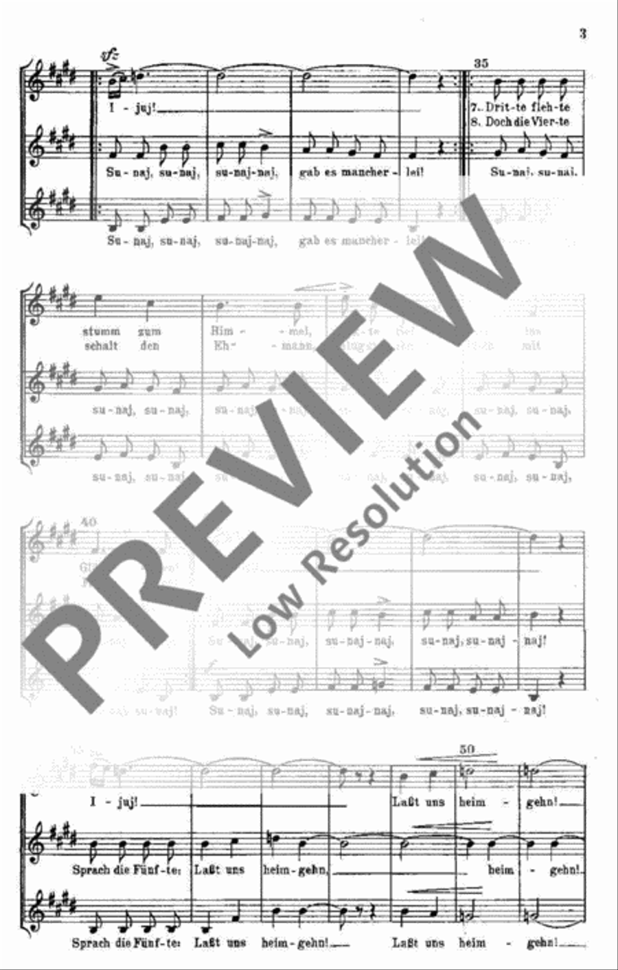 Serbische Volkslieder Serbische Volkslieder Choir scores gallery preview page 4