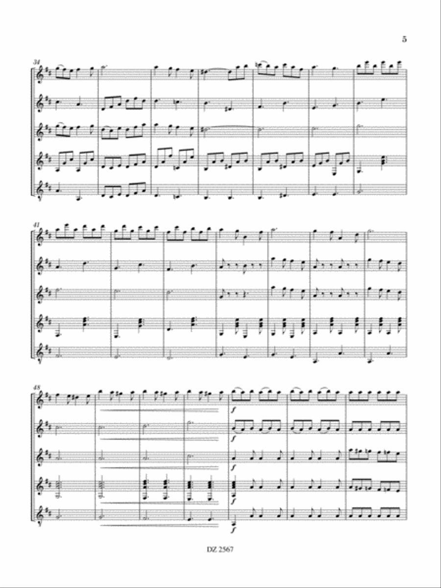 Tarentelle, Op. 18 Tarentelle, Op. 18 Guitar Ensemble scores gallery preview page 5