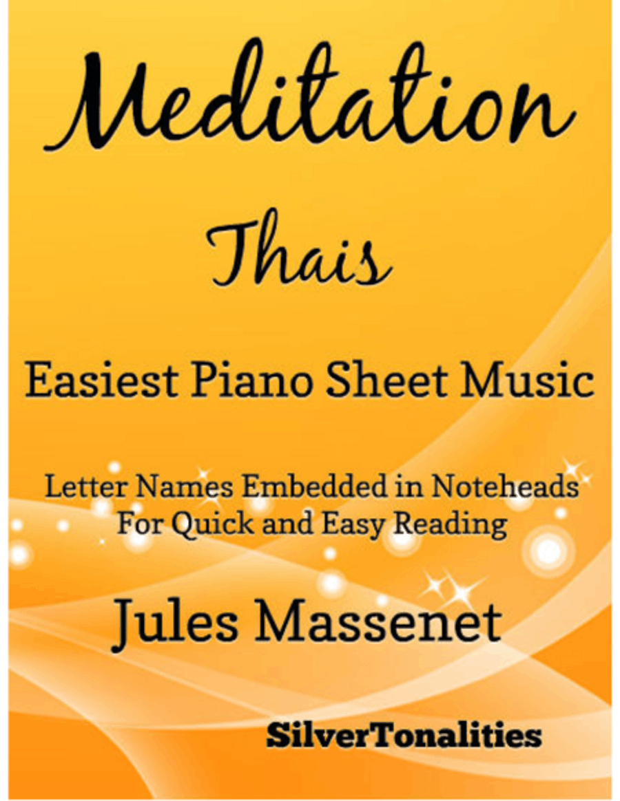 Meditation Thais Easiest Piano Sheet Music Easy Piano scores gallery preview page 1