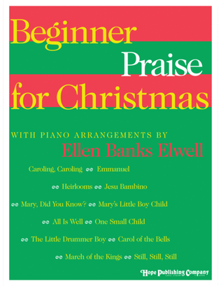 Book cover for Beginner Praise for Christmas