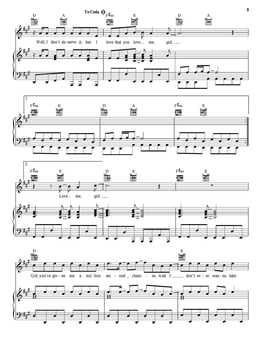 Hard To Love Hard To Love Acoustic Guitar scores gallery preview page 3