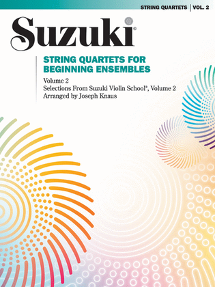 Book cover for String Quartets for Beginning Ensembles, Volume 2