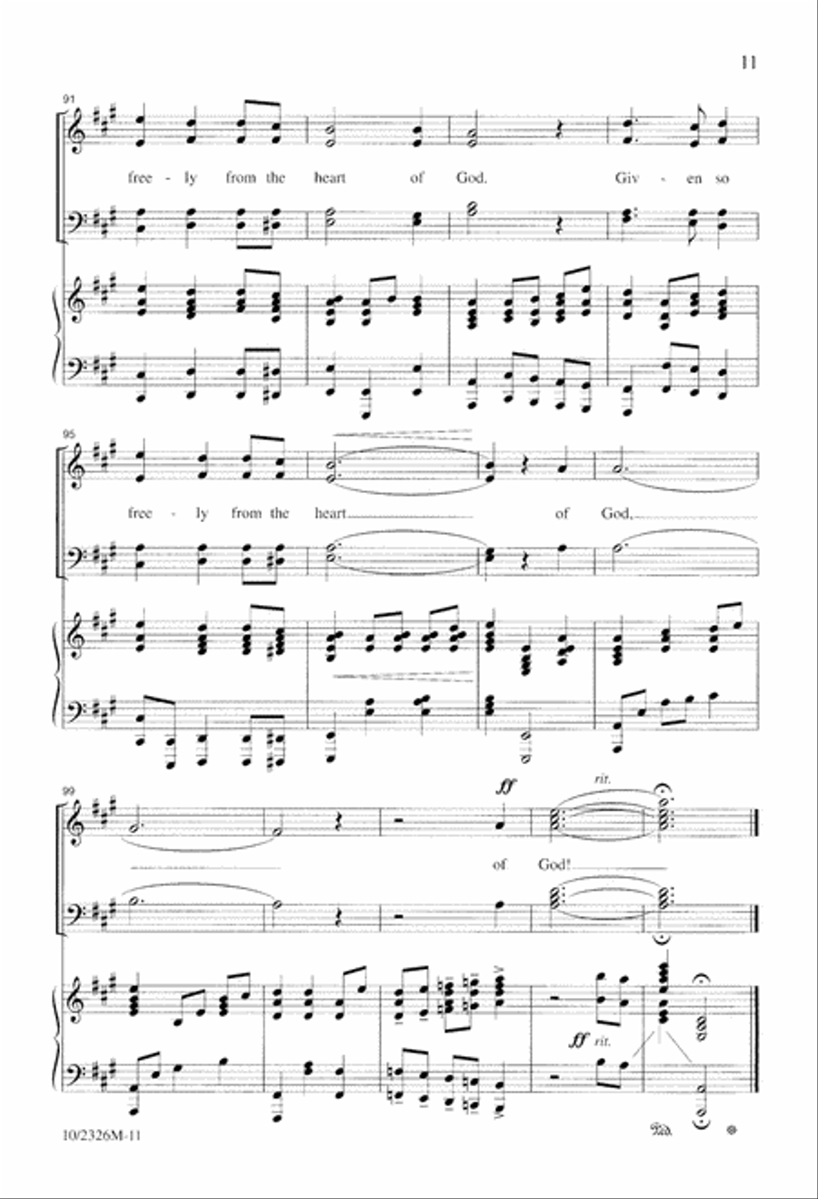 The Heart of God 4-Part scores gallery preview page 11