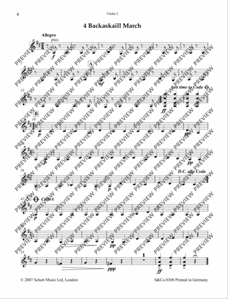 Start Point Violin scores gallery preview page 5
