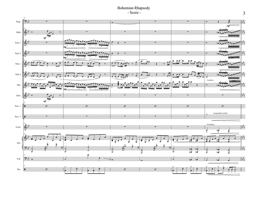 Bohemian Rhapsody School and Community scores gallery preview page 3