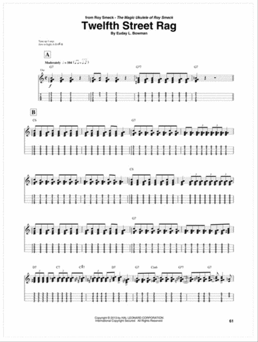 Ukulele Tab Ukulele Tab Guitar Tablature scores gallery preview page 5
