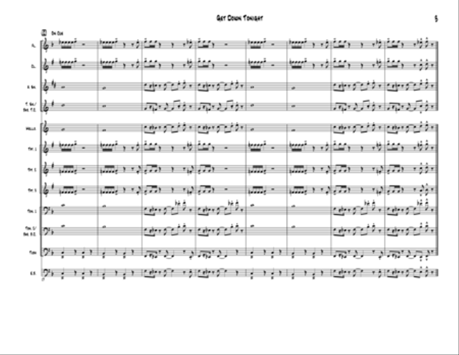Get Down Tonight Marching Band scores gallery preview page 3