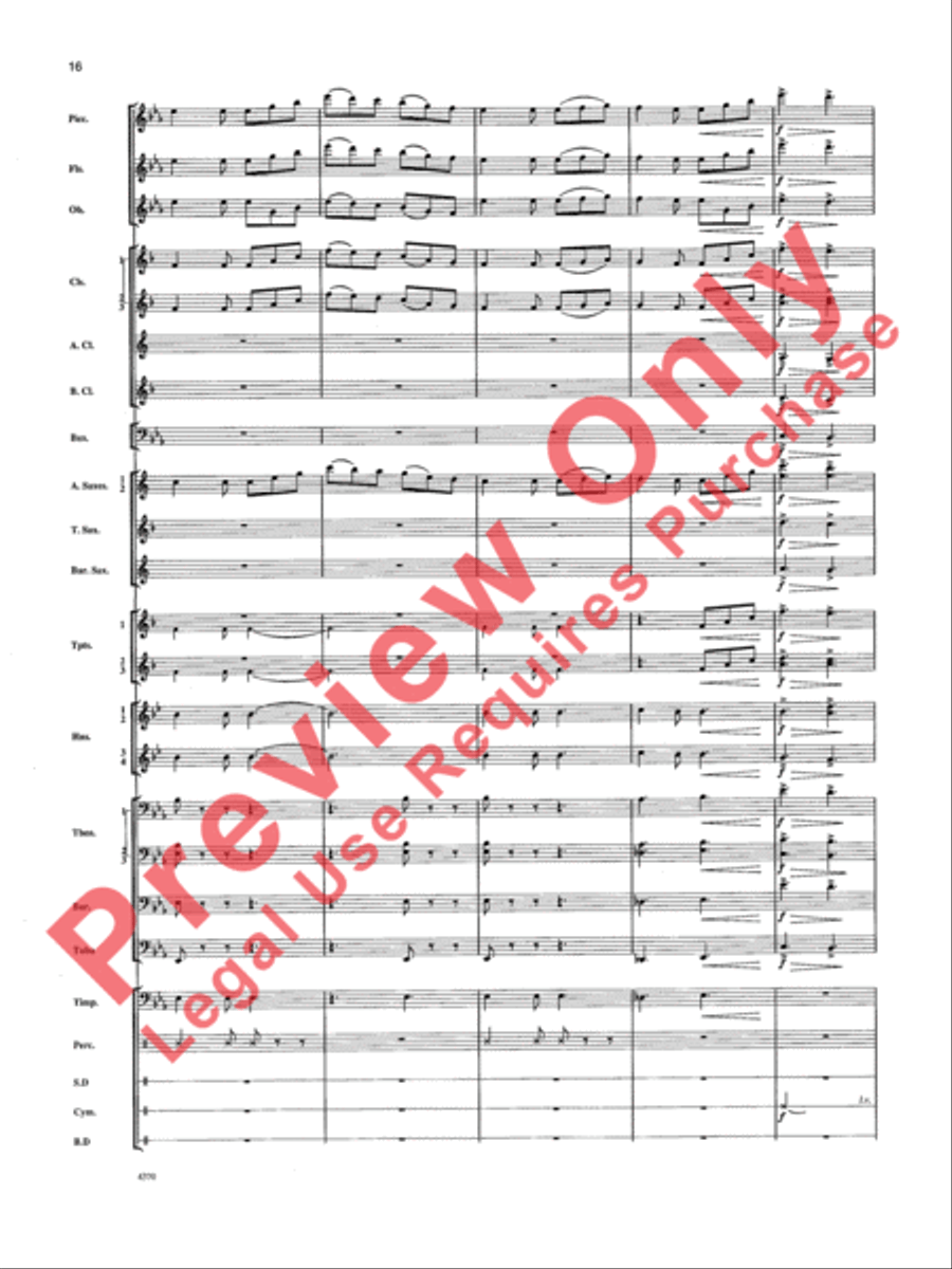 Ballymore Down Concert Band scores gallery preview page 17