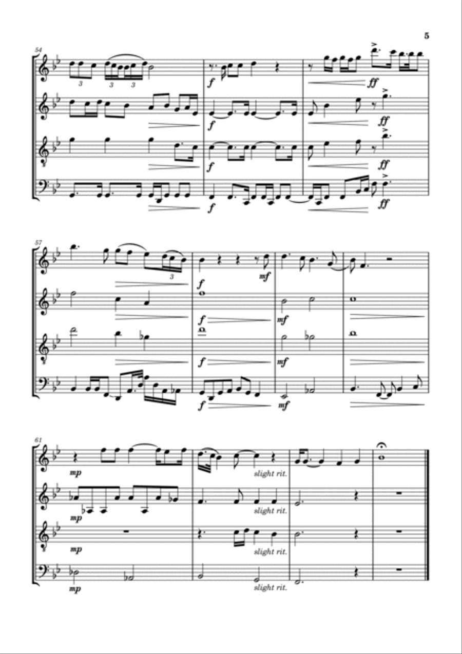 Lonesome Susie Woodwind Quartet scores gallery preview page 6