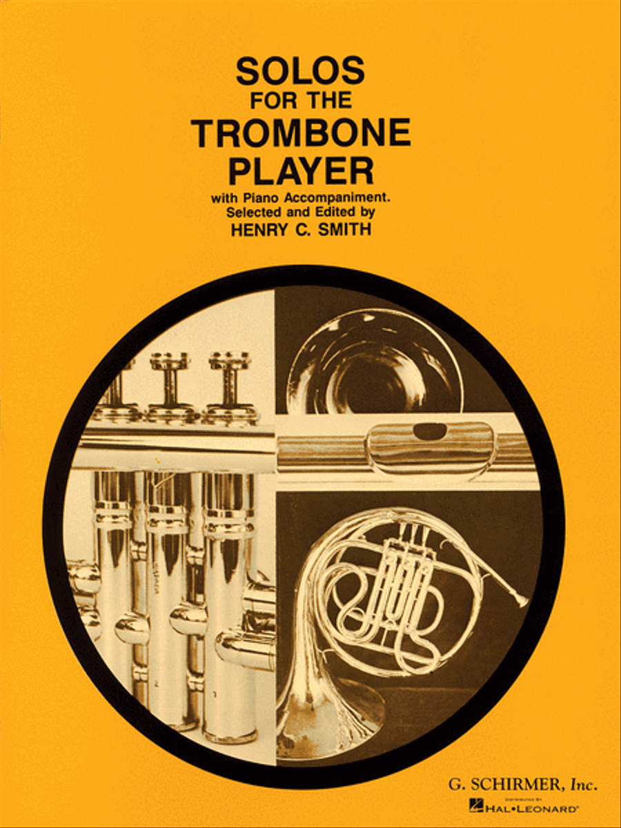 Solos for the Trombone Player Piano Accompaniment scores gallery preview page 1