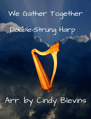 Book cover for We Gather Together, for Double-Strung Harp