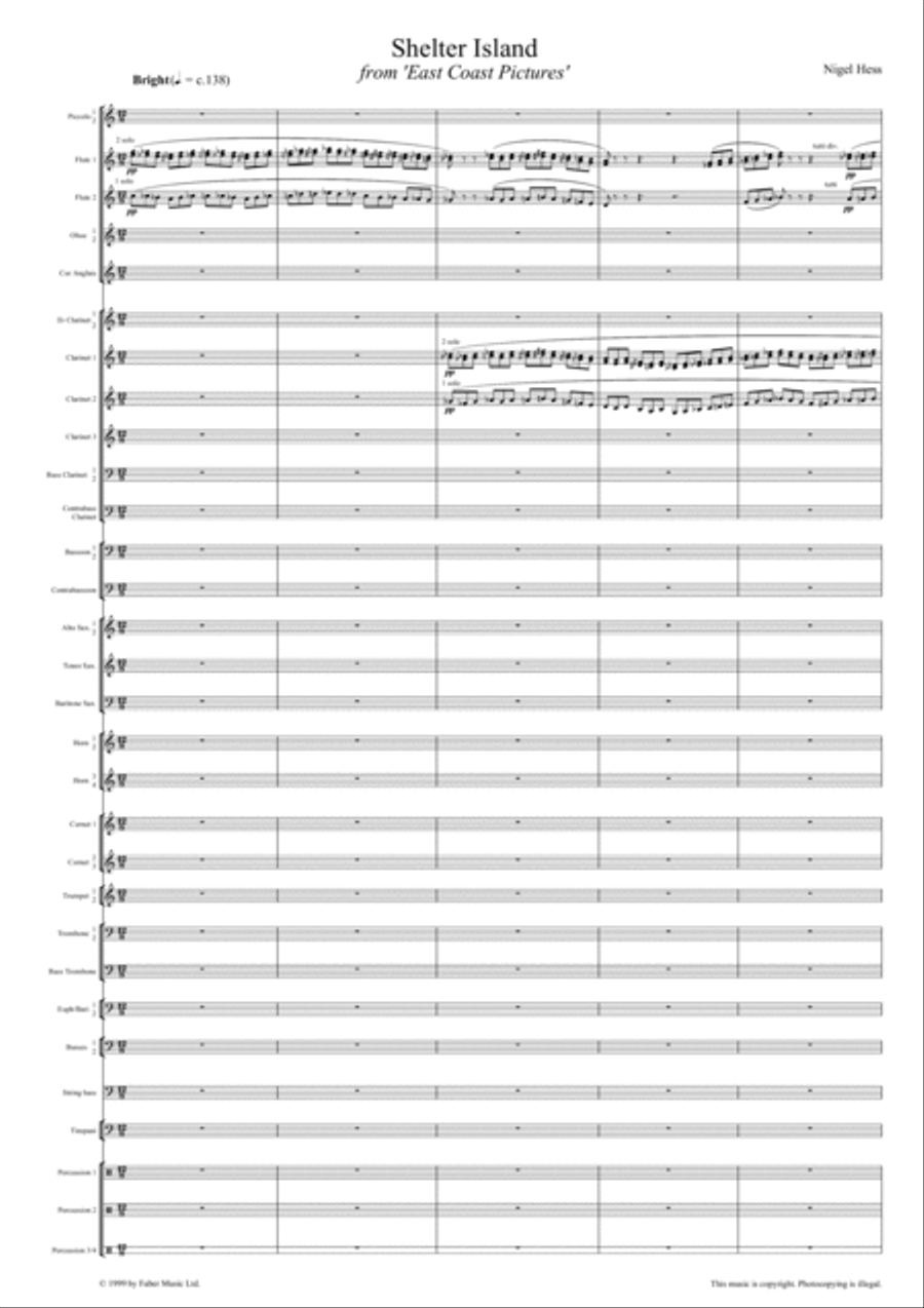 Shelter Island Concert Band scores gallery preview page 2