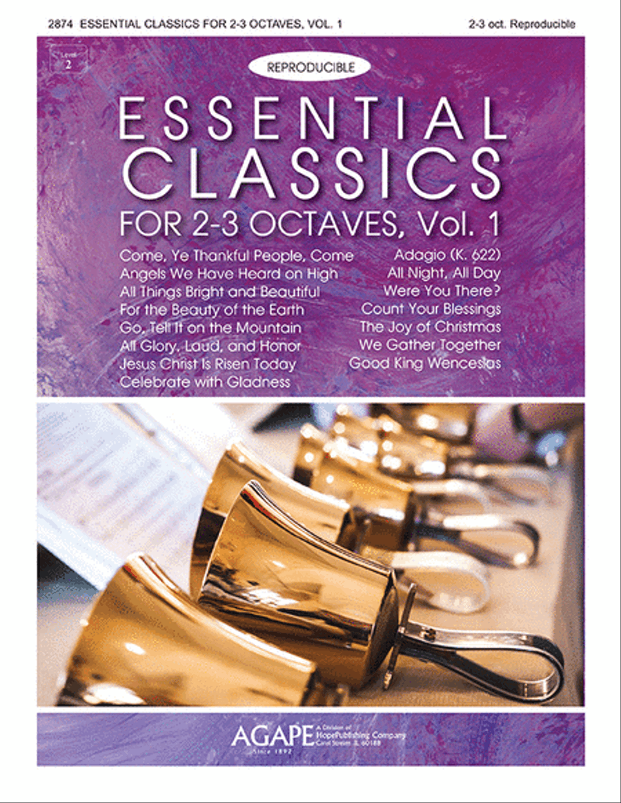 Essential Classics for 2-3 Octaves, Vol. 1 (Reproducible) 3-Octaves scores gallery preview page 1