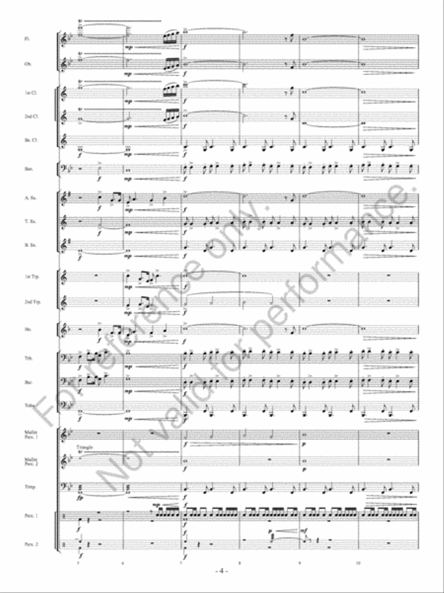 Sedona Concert Band scores gallery preview page 5