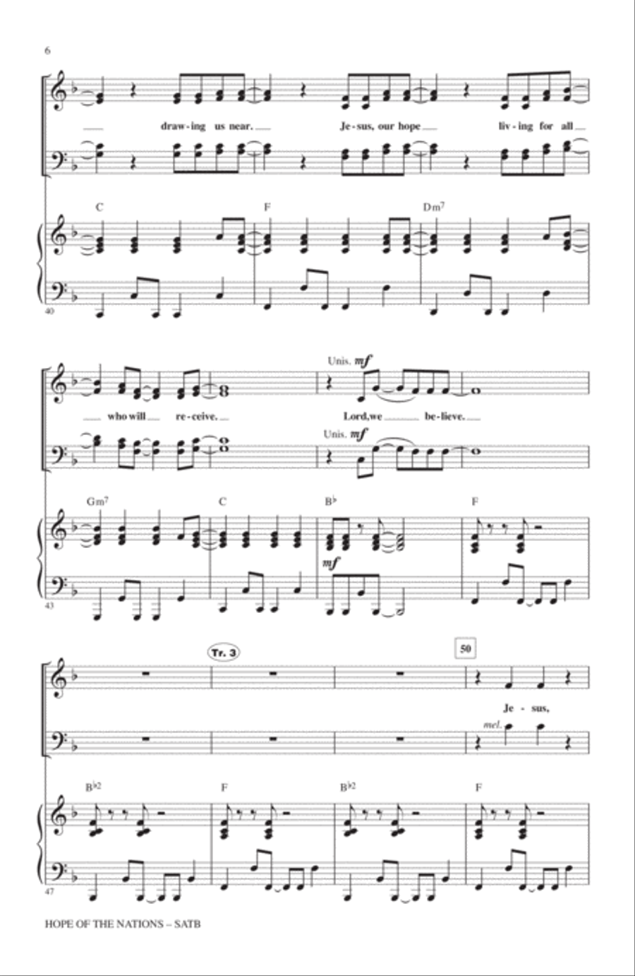 Hope Of The Nations Hope Of The Nations 4-Part scores gallery preview page 5