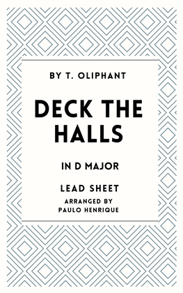 Deck the Halls - Lead Sheet - D Major