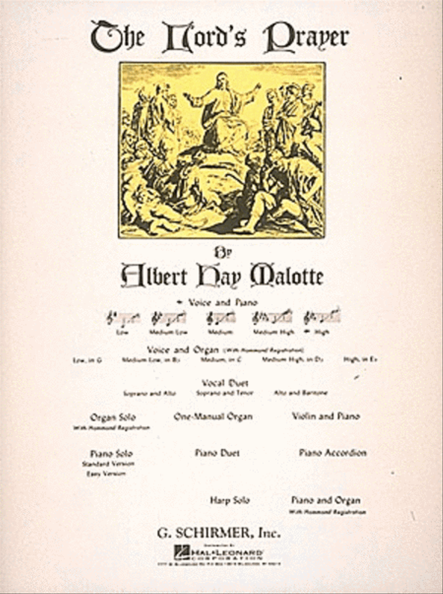 Lord's Prayer Voice scores gallery preview page 1