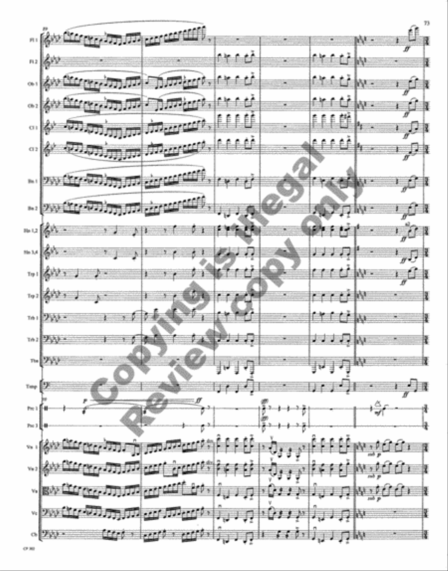 Symphony No. 1 Full Orchestra scores gallery preview page 177
