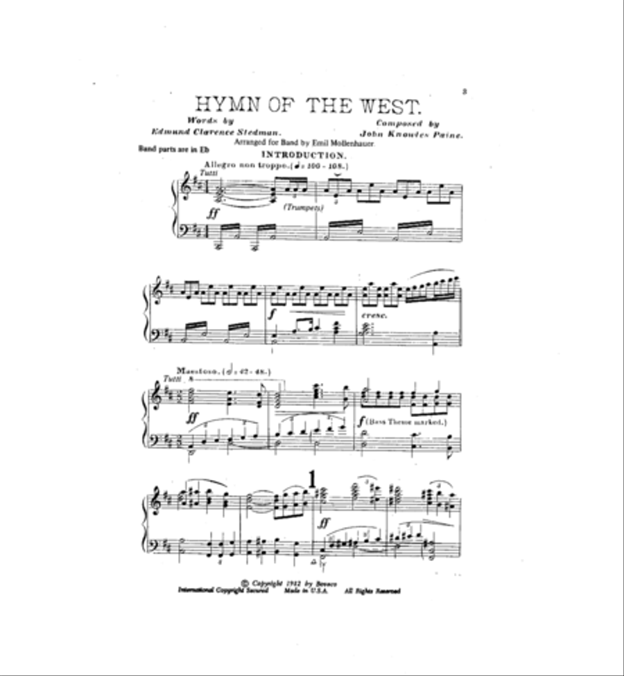 Hymn of the West Concert Band scores gallery preview page 6