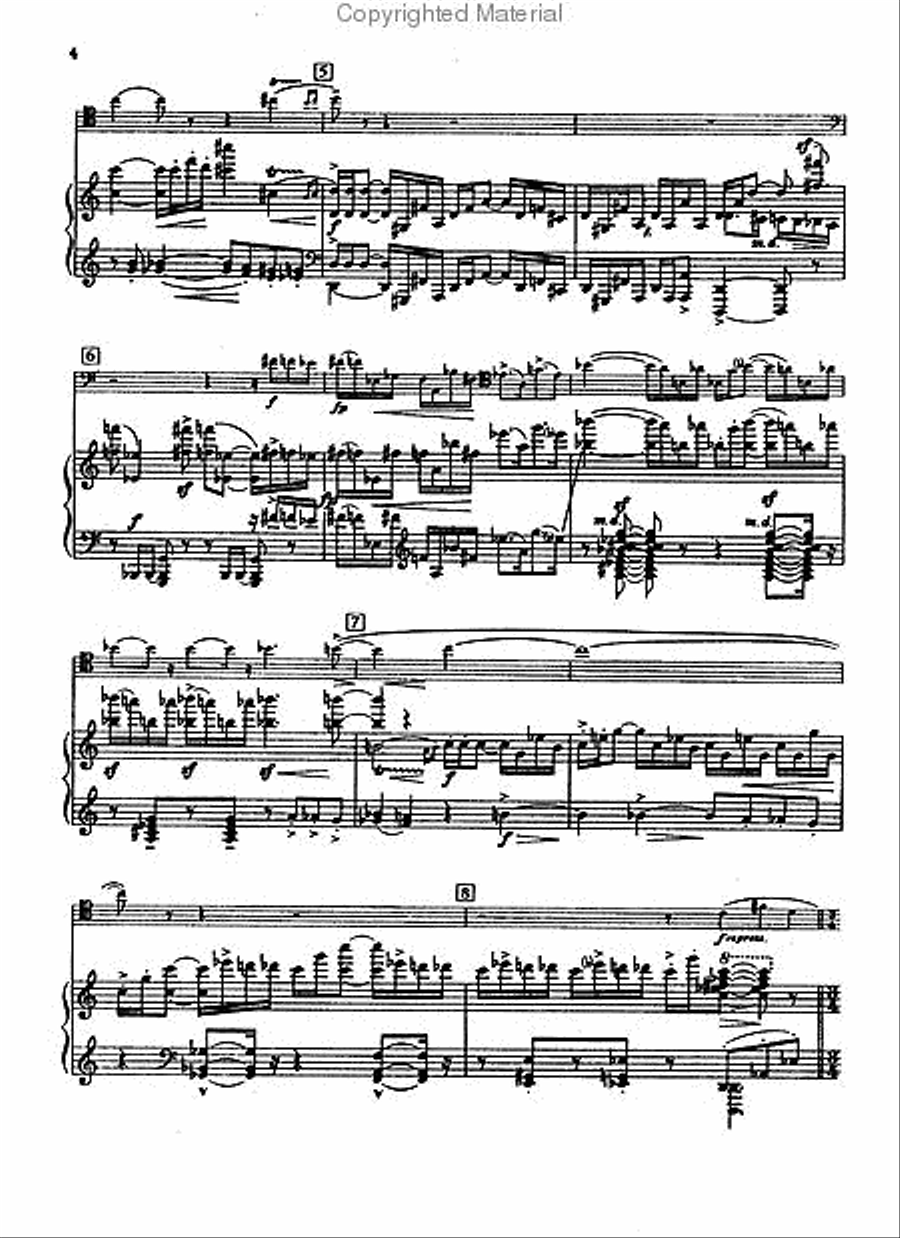 Cello Concerto C Major, Op. 37 Clarinet scores gallery preview page 3