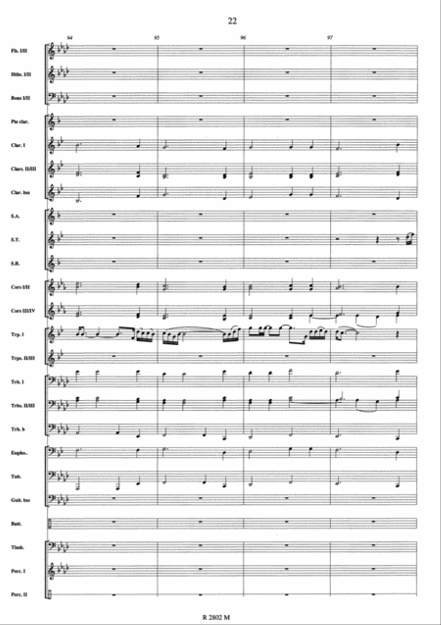 Johnny Hallyday Johnny Hallyday Concert Band scores gallery preview page 18