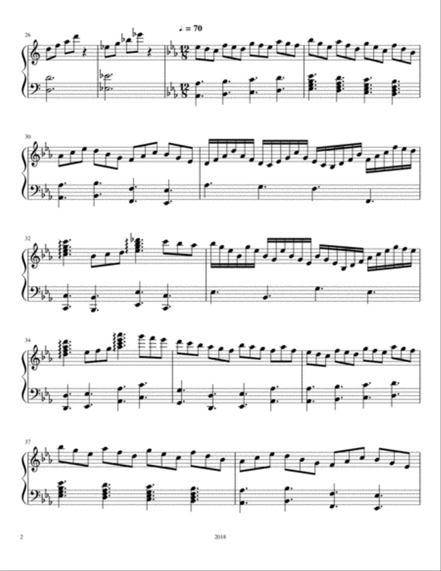 Sea Breeze Piano Solo scores gallery preview page 2