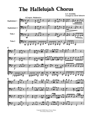 Hallelujah Chorus for Tuba Quartet