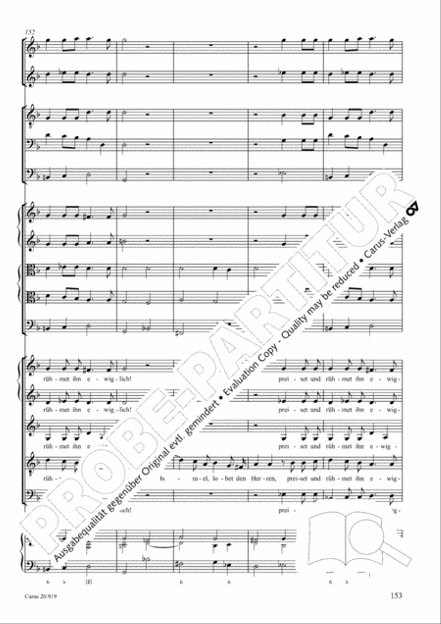 Opera varia I. Works with 1-7 parts (Complete edition, vol. 19) [Werke mit 1-7 obligaten Stimmen] Score scores gallery preview page 210