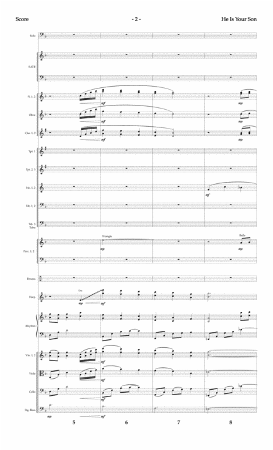 Behold, a Savior! - CD with Printable Parts Choir scores gallery preview page 13