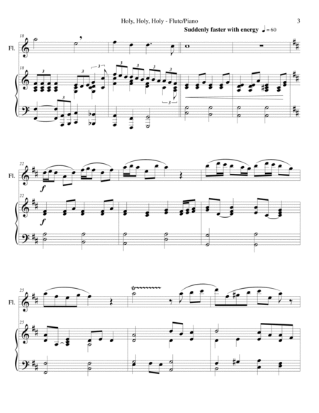 Gary Lanier: 3 GREAT HYMNS, Set 2 (Duets for Flute & Piano) image number null