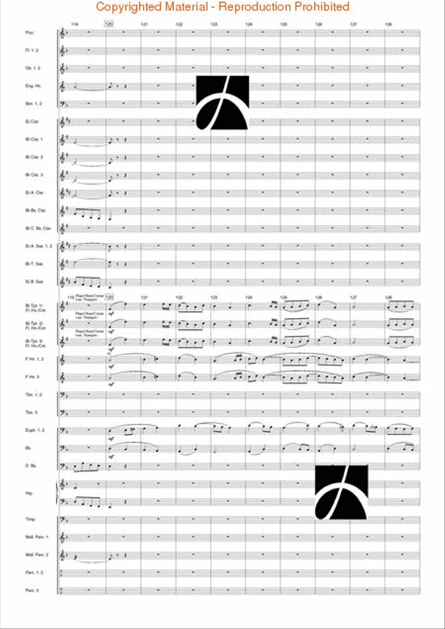 Tanczi Concert Band scores gallery preview page 53