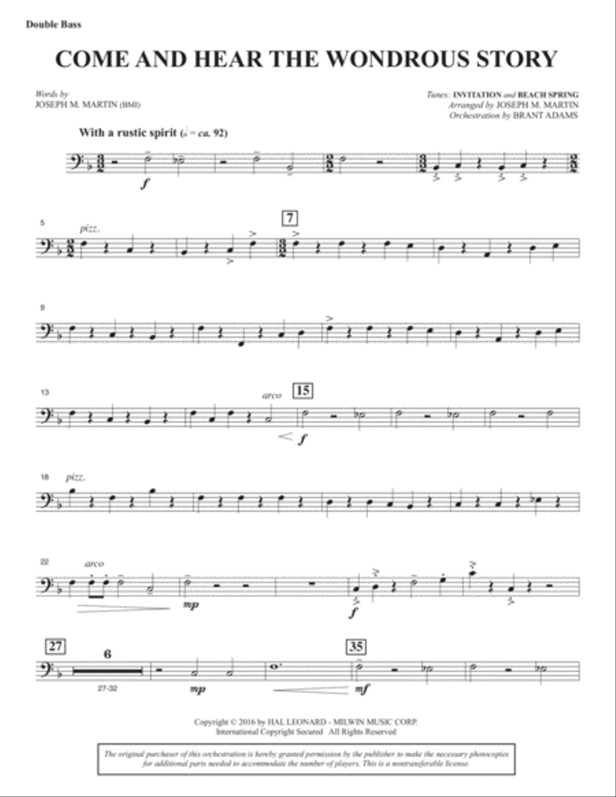 Sacred Places - Double Bass Choir scores gallery preview page 4
