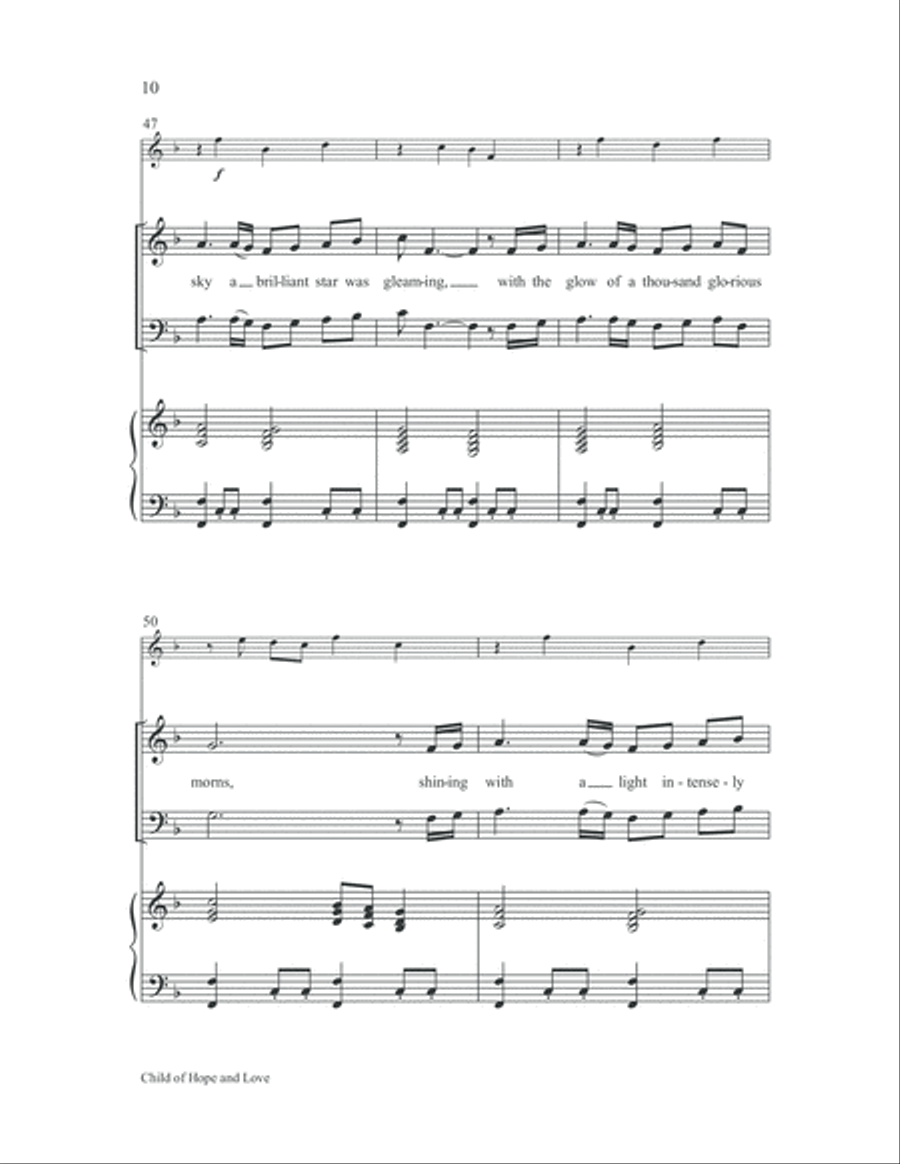 Child of Hope and Love 2-Part scores gallery preview page 11
