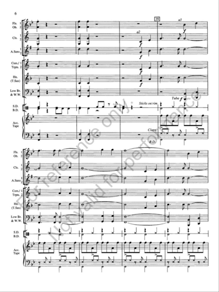 Safari Concert Band scores gallery preview page 7