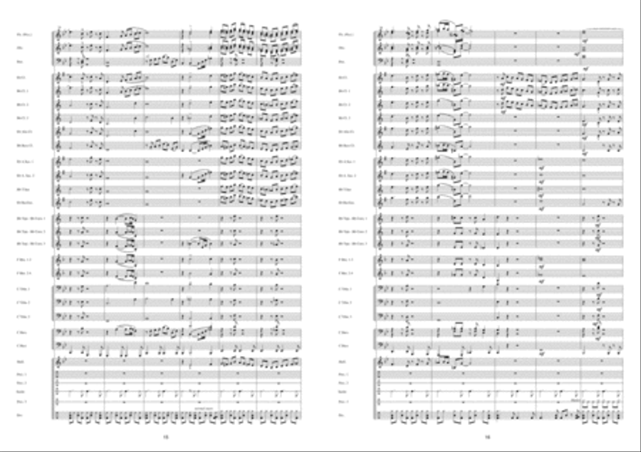 Olhos Verdes Concert Band scores gallery preview page 9