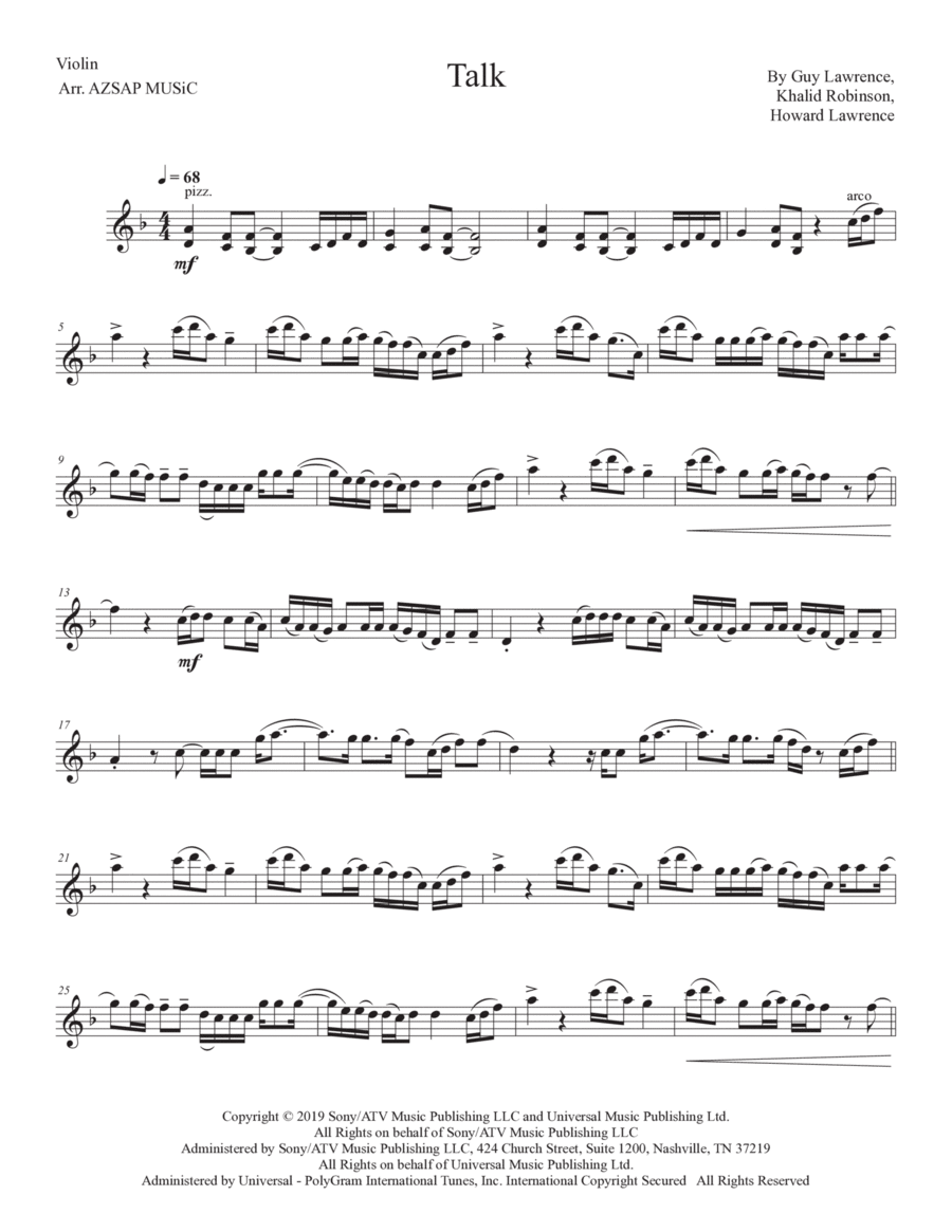 Talk String Duet scores gallery preview page 1